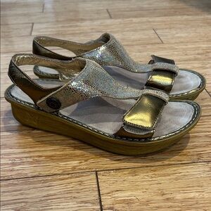 Alegria Metallic Gold Kendra Boho Vacay Vibe Women's Sandals Women EU 38 US 8.5